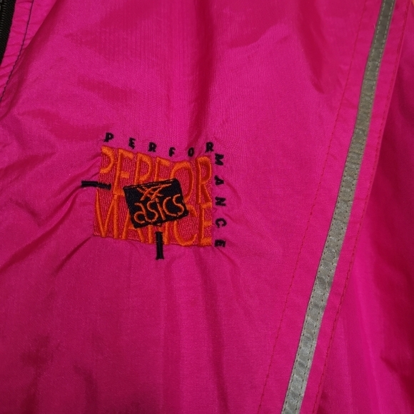 Vintage ASICS Tri-colour windbreaker, Retro ,  Neon - Picture 10 of 10